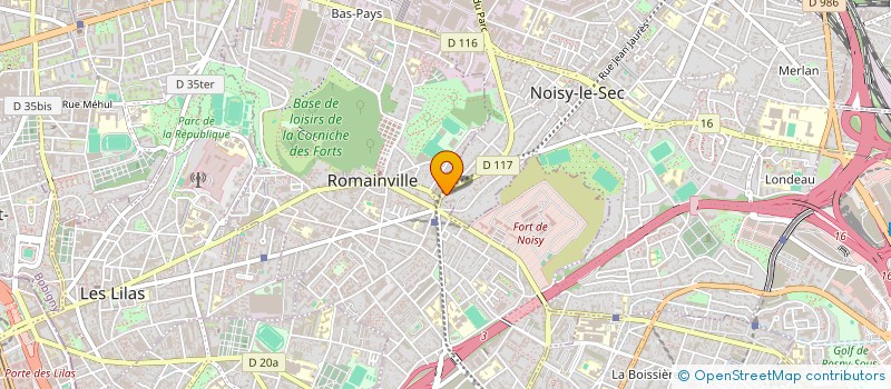 localisation de l'entreprise SCI RAYAN à NOISY-LE-SEC