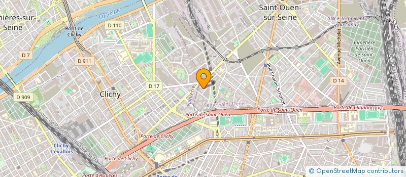localisation de l'entreprise SCI RAYAN à SAINT-OUEN-SUR-SEINE
