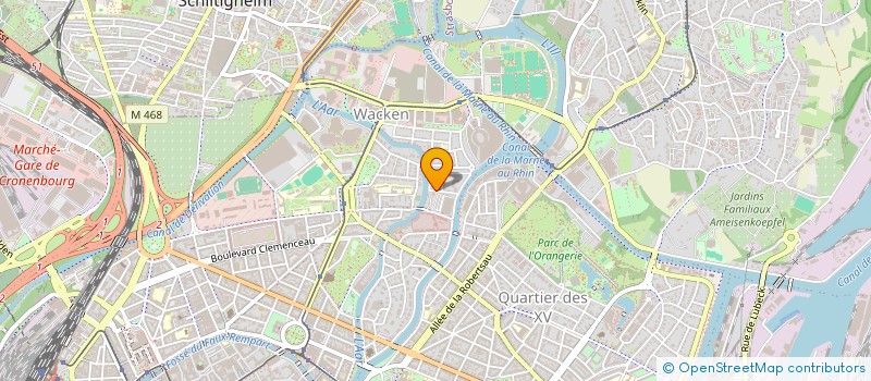 localisation de l'entreprise SCI RAYAN  STRASBOURG