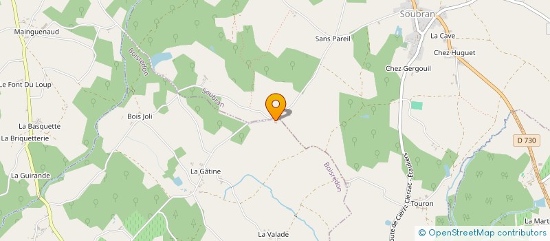 localisation de l'entreprise SCI RAYAN  MIRAMBEAU