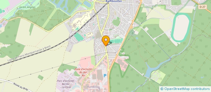 localisation de l'entreprise SCI RAYAN  RAMBOUILLET