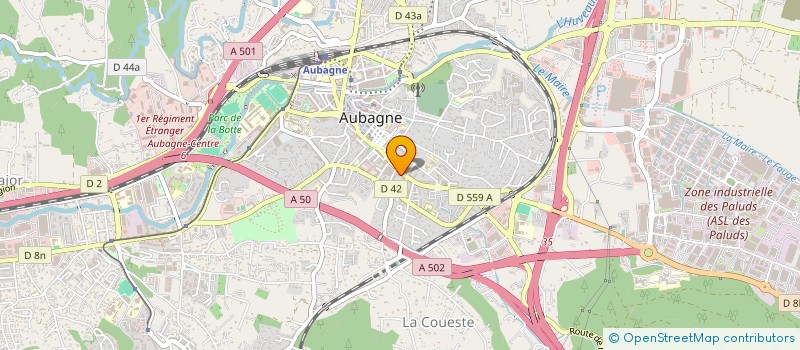 localisation de l'entreprise SCI RAYAN à AUBAGNE