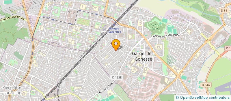 localisation de l'entreprise SCI RAYAN  GARGES-LES-GONESSE