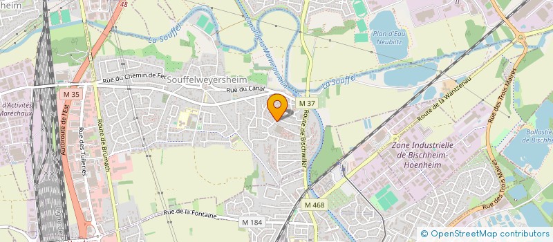 localisation de l'entreprise SCI RAYAN IMMO  SOUFFELWEYERSHEIM