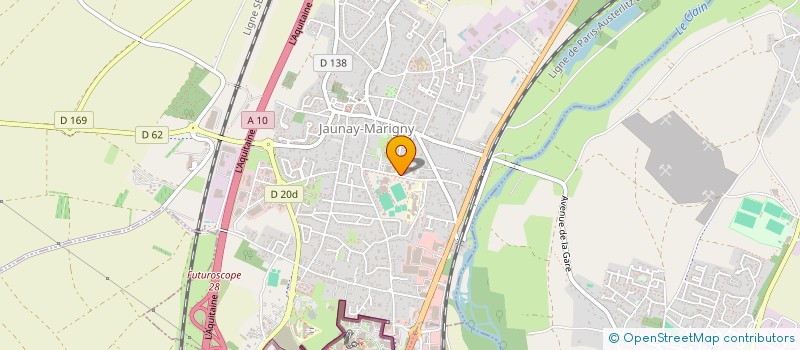 localisation de l'entreprise SCI RAYANA  JAUNAY-MARIGNY