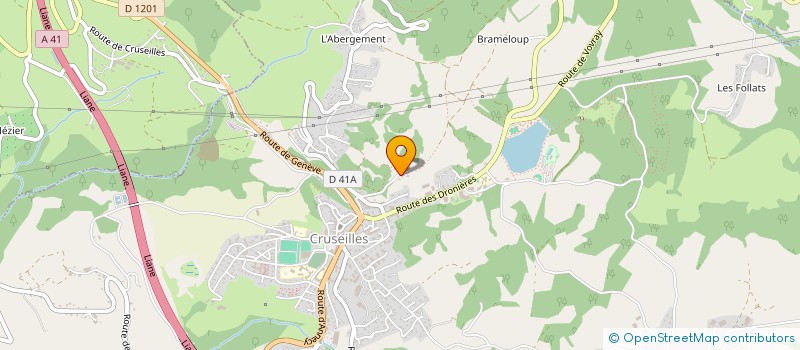 localisation de l'entreprise SCI RAYANDAMUS  CRUSEILLES