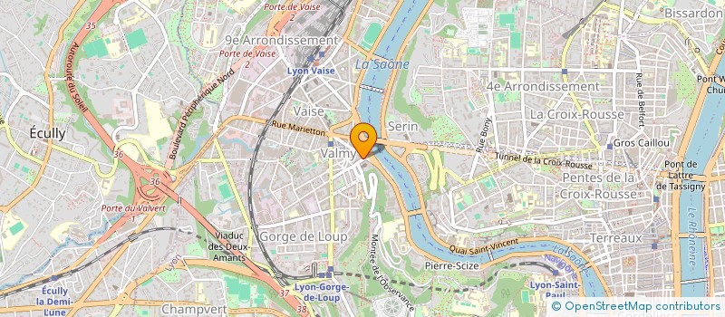 localisation de l'entreprise SCI RAYANE  LYON