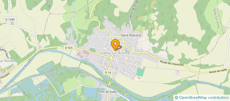 localisation de l'entreprise SCI RAYANE  VAILLY-SUR-AISNE