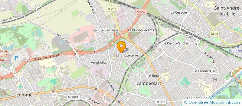 localisation de l'entreprise SCI RAYBANNE à LAMBERSART