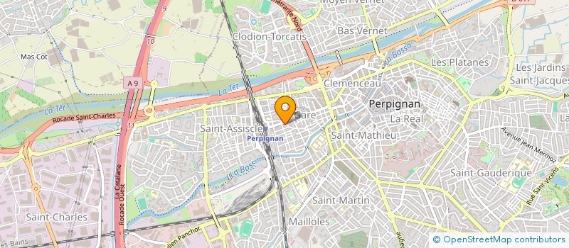 localisation de l'entreprise SCI RAYFER à PERPIGNAN