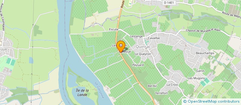 localisation de l'entreprise SCI RAYFRANC  QUINSAC