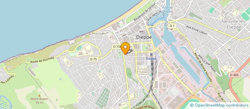 localisation de l'entreprise SCI RAYLIA  DIEPPE