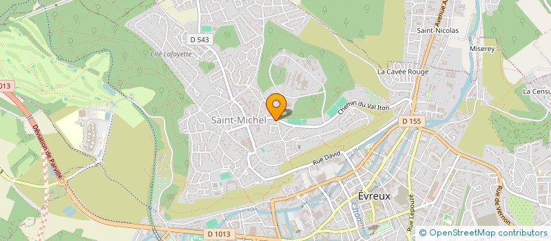 localisation de l'entreprise SCI RAYMARAND  EVREUX