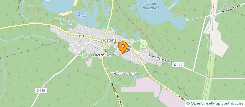 localisation de l'entreprise SCI RAYMMA  HOSTENS