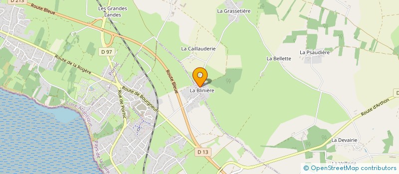 localisation de l'entreprise SCI RAYMOND  PORNIC