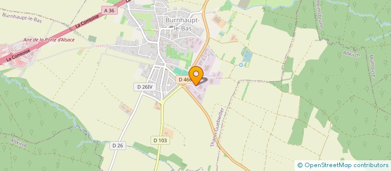 localisation de l'entreprise SCI RAYMOND  BURNHAUPT-LE-BAS