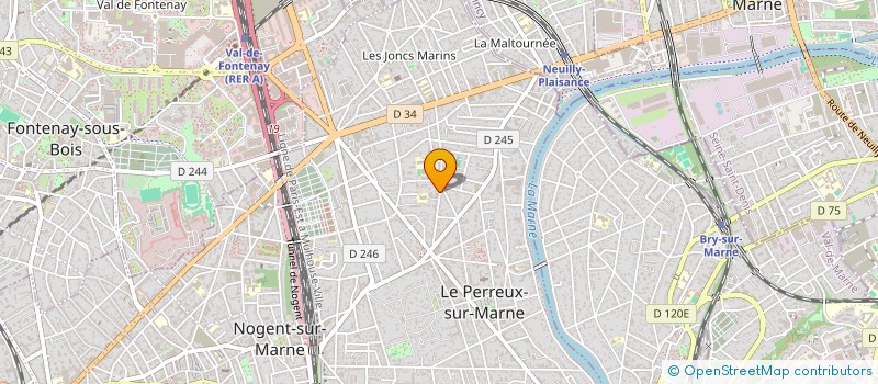 localisation de l'entreprise SCI RAYMOND DIM  LE PERREUX-SUR-MARNE