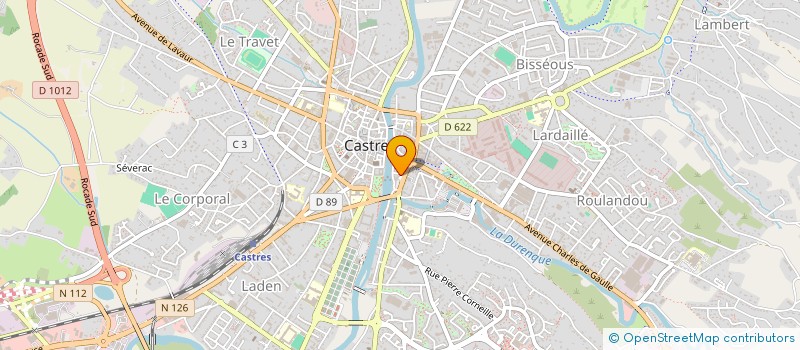 localisation de l'entreprise SCI RAYMOND VITTOZ  CASTRES