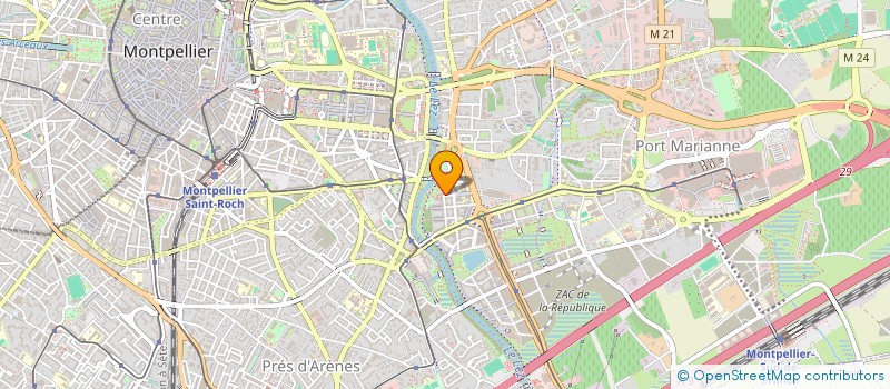 localisation de l'entreprise SCI RAYNAL à MONTPELLIER
