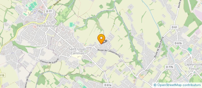 localisation de l'entreprise SCI RAYNAL  SAINT-LOUP-CAMMAS