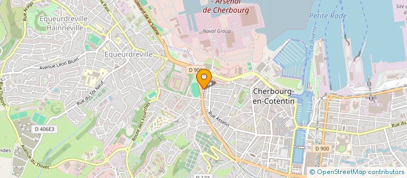 localisation de l'entreprise SCI RAYNAL à CHERBOURG-EN-COTENTIN