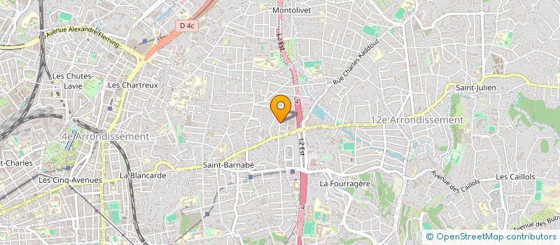 localisation de l'entreprise SCI RAYNAL AGOPIAN à MARSEILLE