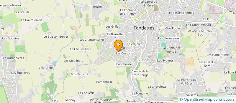 localisation de l'entreprise SCI RAYO DE SOL à FONDETTES