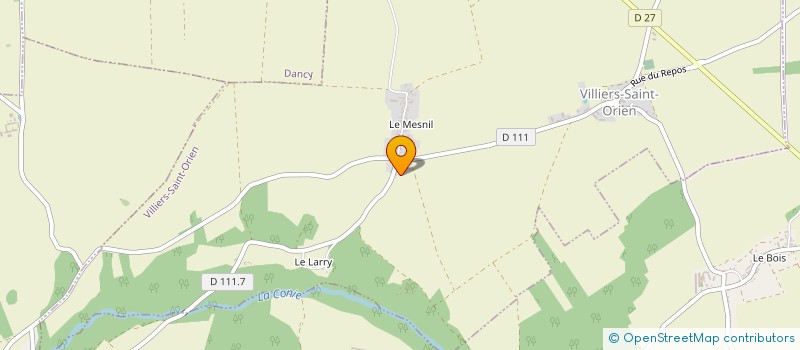 localisation de l'entreprise SCI RAYON DE SOLEIL  VILLIERS-SAINT-ORIEN