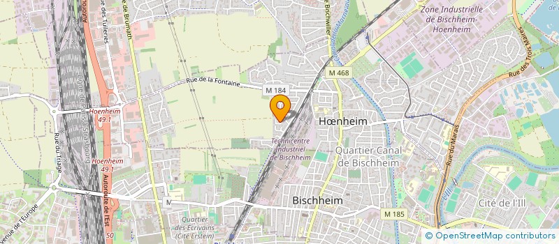 localisation de l'entreprise SCI RAYSOPER  HNHEIM