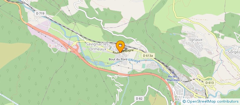 localisation de l'entreprise SCI RAYSSAC-BARTHEZ à SAVIGNAC-LES-ORMEAUX