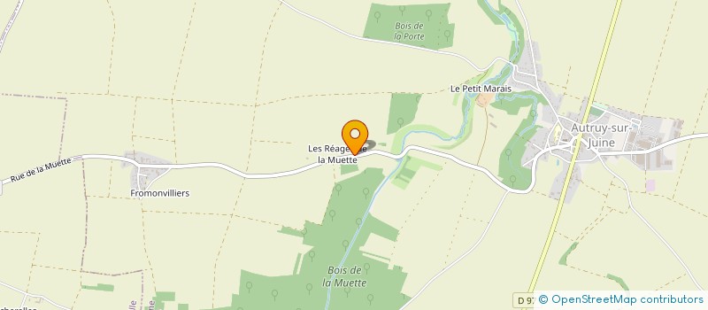 localisation de l'entreprise SCI RAYVA  AUTRUY-SUR-JUINE