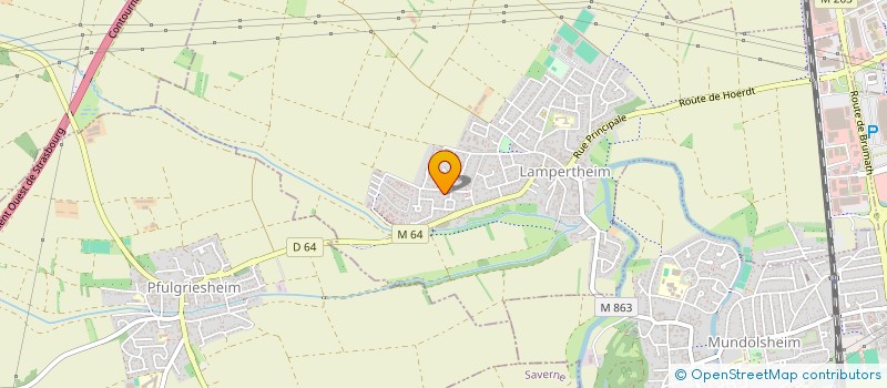 localisation de l'entreprise SCI RAYVE  LAMPERTHEIM