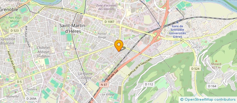 localisation de l'entreprise SCI RAYVIN  SAINT-MARTIN-D'HERES