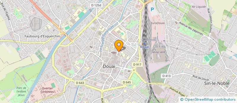 localisation de l'entreprise SCI RAYZAIMI à DOUAI