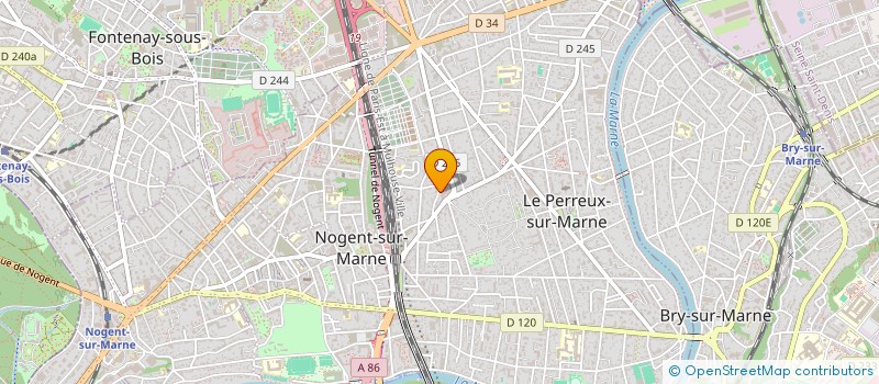 localisation de l'entreprise SCI RAZA  LE PERREUX-SUR-MARNE