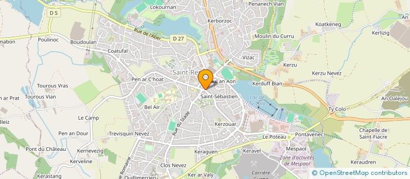 localisation de l'entreprise SCI RAZAFINIMARO  SAINT-RENAN