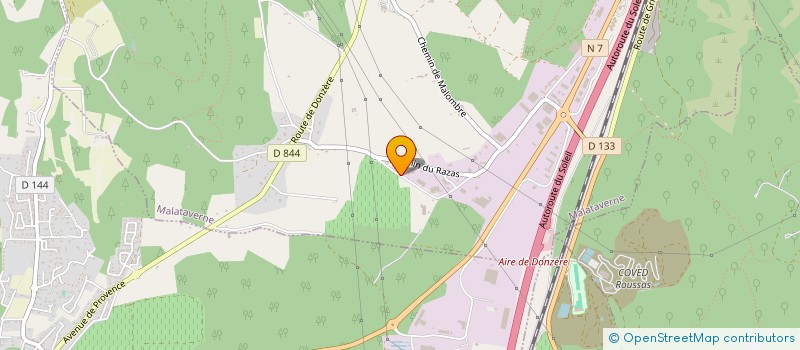 localisation de l'entreprise SCI RAZAS  MALATAVERNE