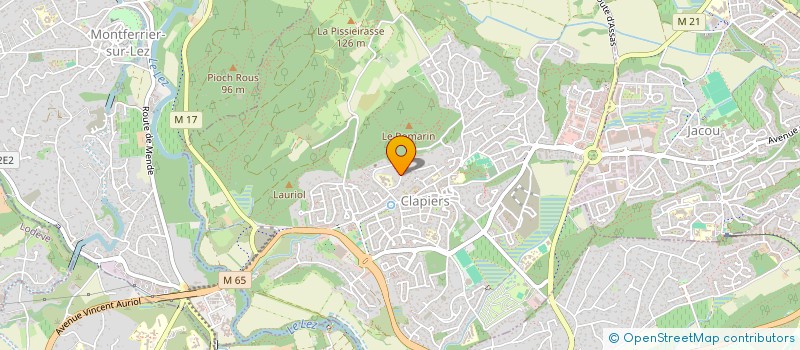 localisation de l'entreprise SCI RAZIGADE  CLAPIERS