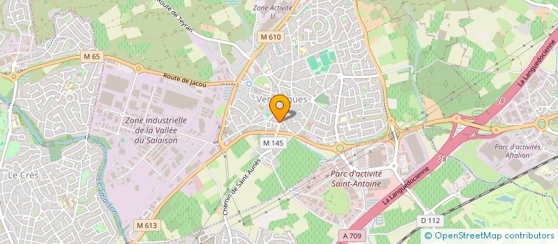 localisation de l'entreprise SCI RAZON à VENDARGUES