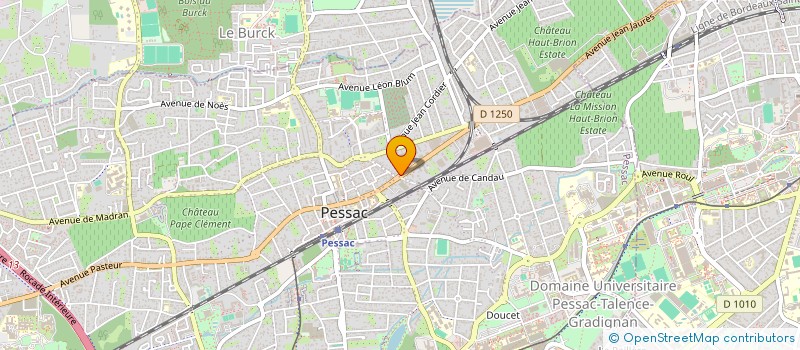 localisation de l'entreprise SCI RAZON  PESSAC