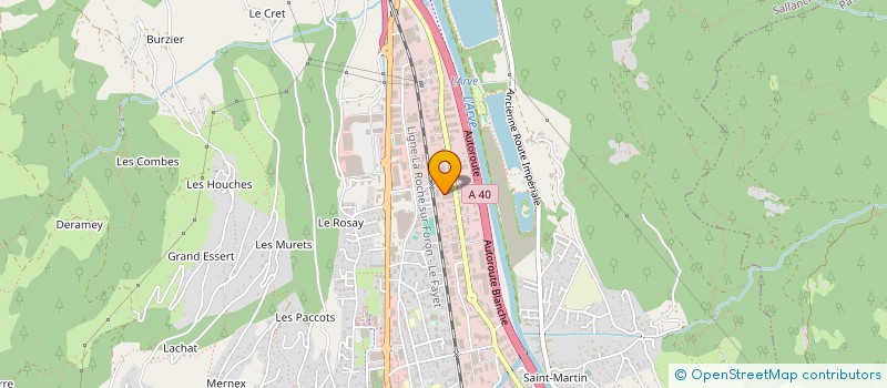 localisation de l'entreprise SCI RB à SALLANCHES