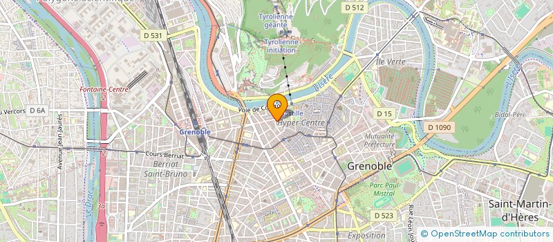 localisation de l'entreprise SCI RB 6 à GRENOBLE