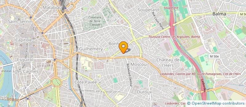localisation de l'entreprise SCI RB IMMO à TOULOUSE