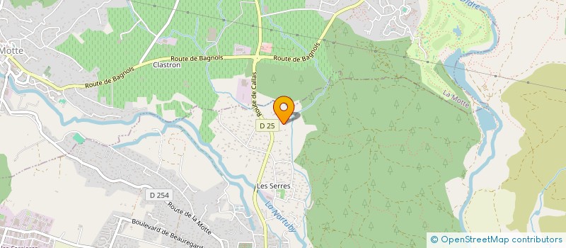 localisation de l'entreprise SCI RB MERE ET FILLE  LE MUY