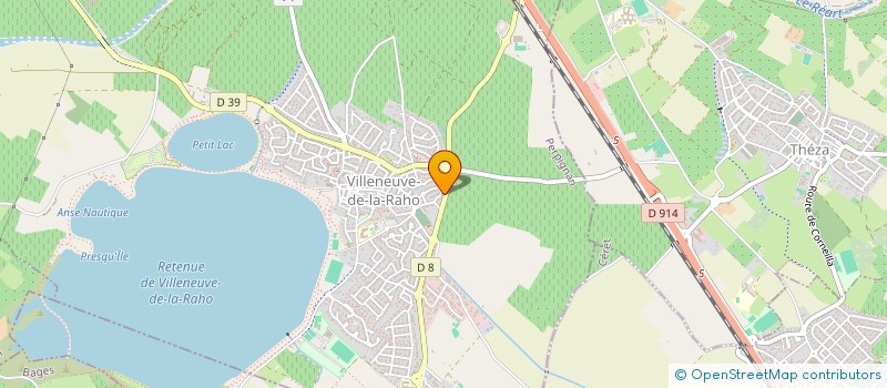 localisation de l'entreprise SCI RBC  VILLENEUVE-DE-LA-RAHO