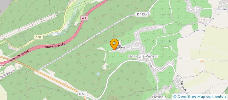 localisation de l'entreprise SCI RBDD ETANG  NORROY-LE-VENEUR