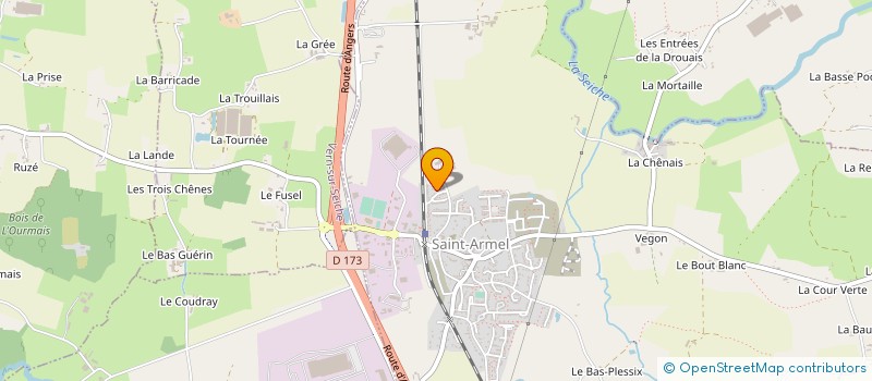 localisation de l'entreprise SCI RBE  SAINT-ARMEL