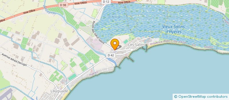 localisation de l'entreprise SCI RBEGL à HYERES