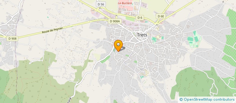 localisation de l'entreprise SCI RBG à TRETS