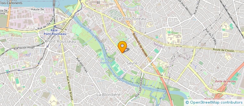 localisation de l'entreprise SCI RBG CERGY à SAINT-SEBASTIEN-SUR-LOIRE